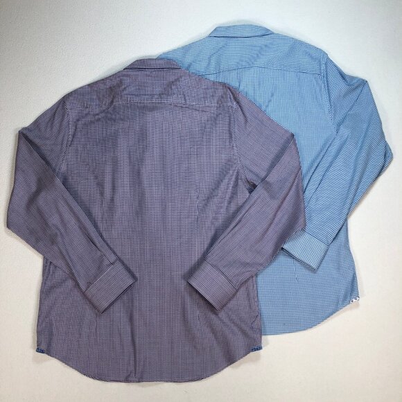 Blue and Purple Checkered Shirts by Robert Graham - Picture 2 of 14